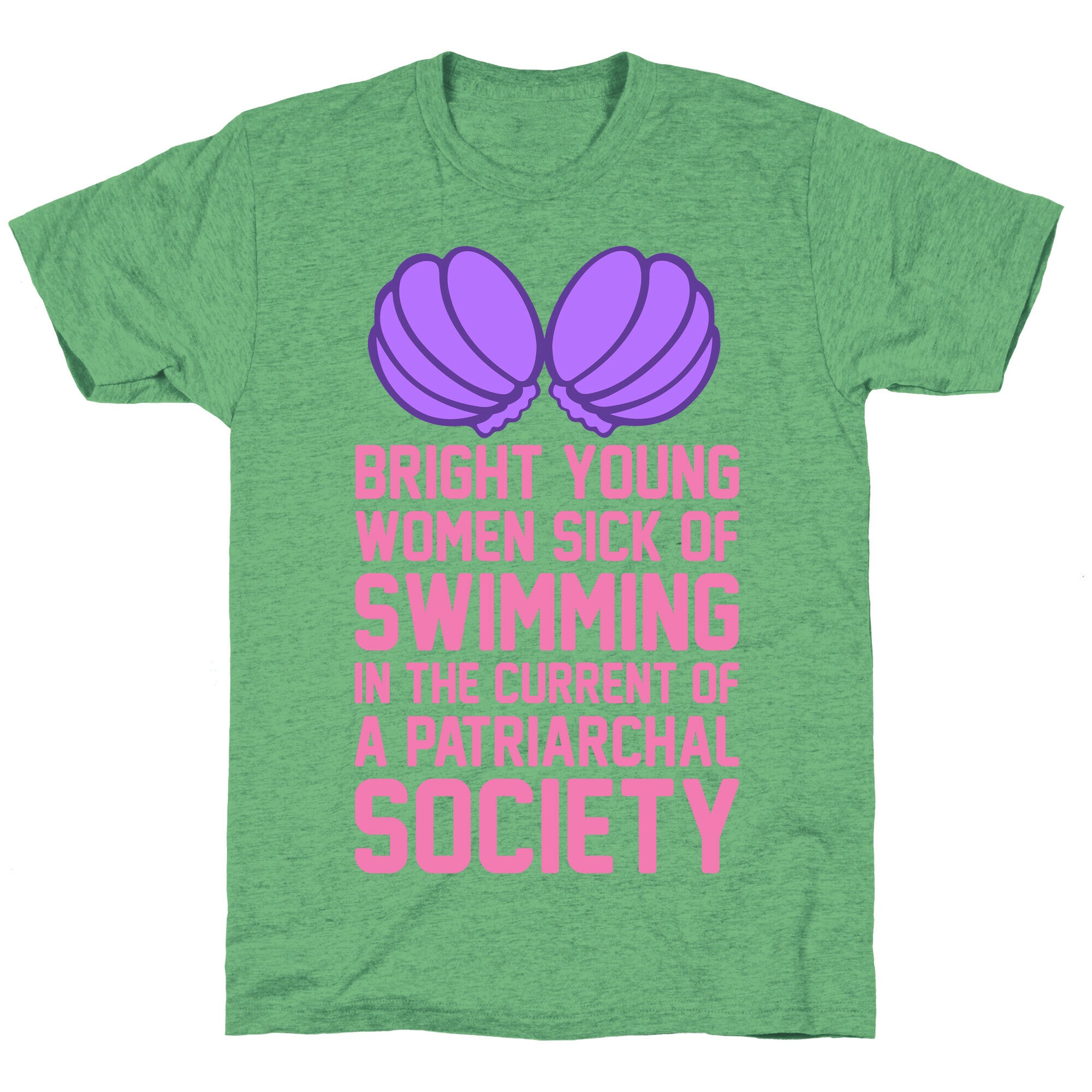 Feminist Mermaid Unisex Triblend Tee